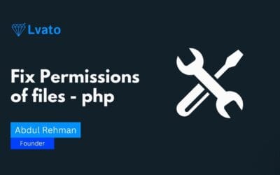 Fix & Change Folder / Files Permissions in easy way with PHP