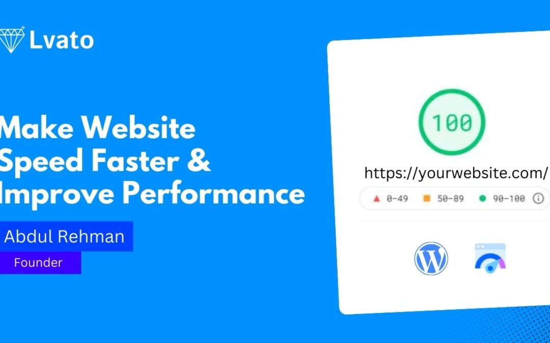 Make Website Speed Faster and Improve Performance