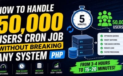 Handling a 50,000 Users Cron Job in PHP Without Breaking the System